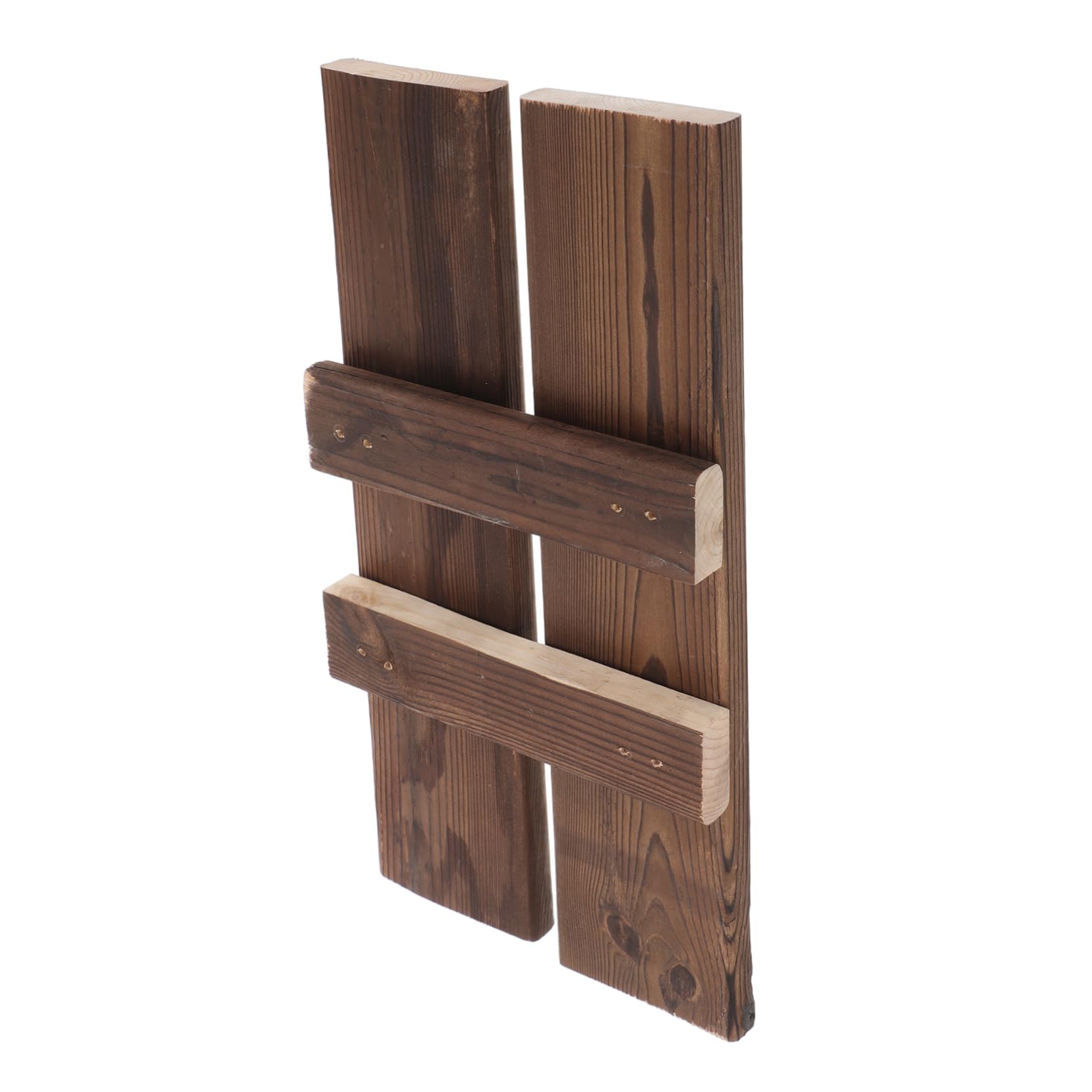 Alipis Retro Fish Tank Decor 4pcs Wooden Fish Aquarium Decor Board Stable Structure for Ceramic Pots Statues