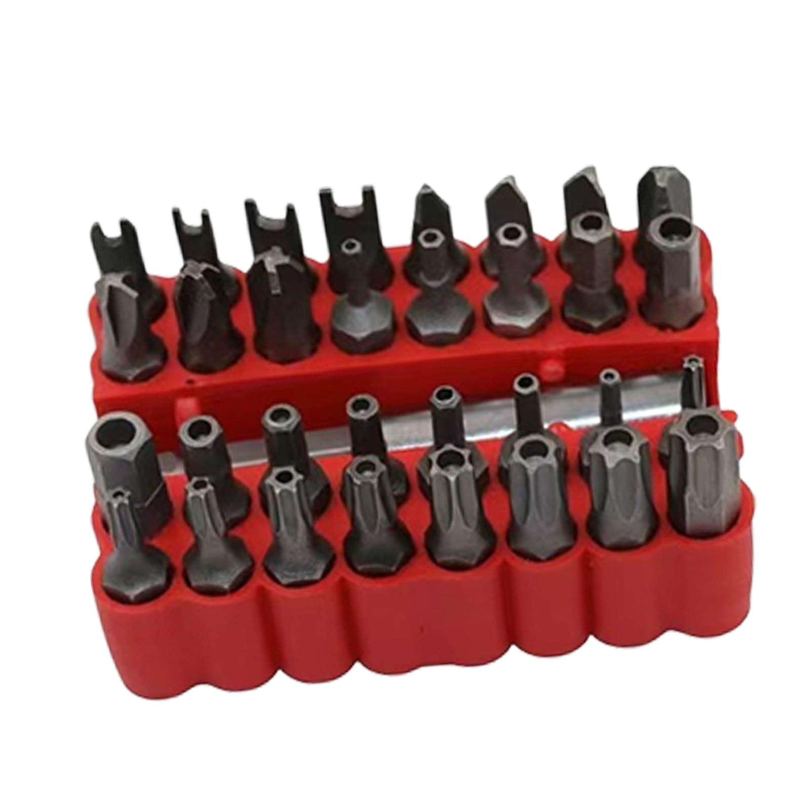 Fahoujs Hollow Bit Multipurpose 33Pcs Screwdriver Bit Collection Hard Alloy Steel Home Repair Equipment For Fastening Tasks Home Repair Equipment