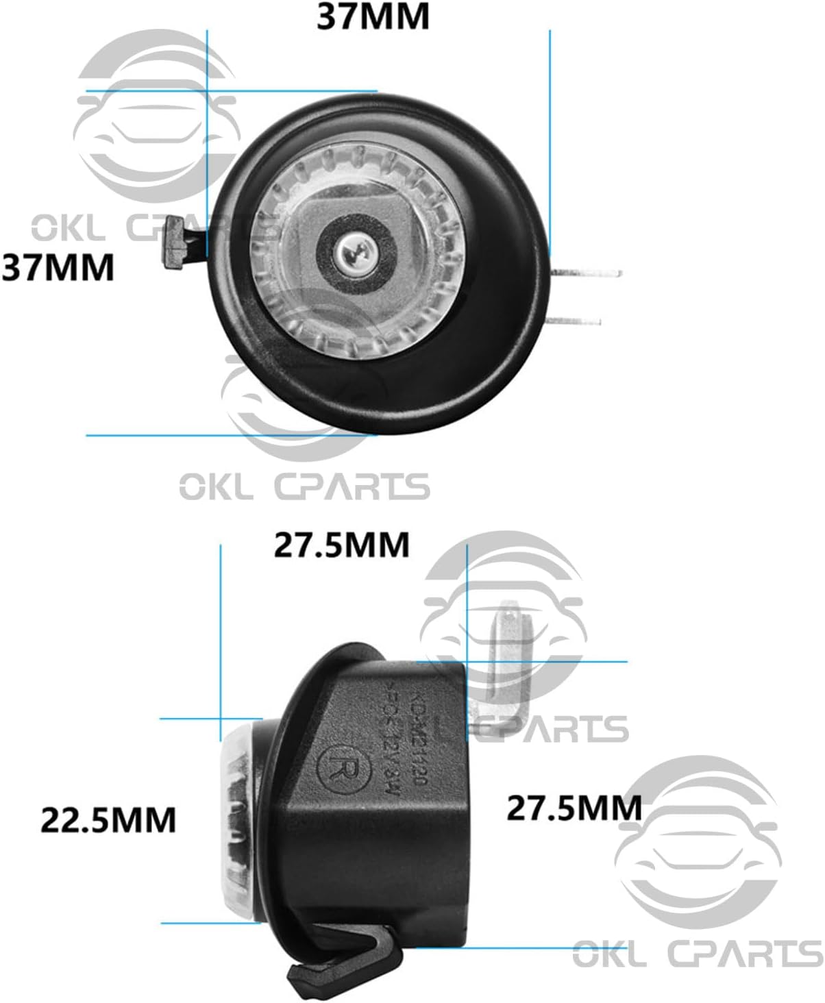 2pcs Set Side Mirror Projector Ghost Shadow Puddle customized Logo Light Compatible with Silverado 1500,2500HD,3500HD,Suburban Z71,Tahoe customized logo