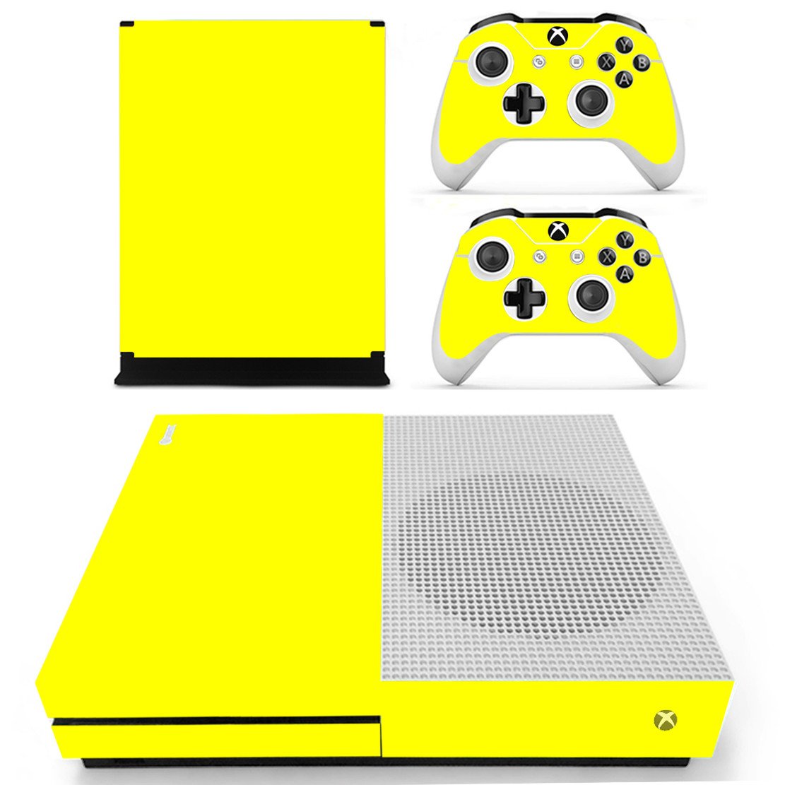DOTBUY Vinyl Decal Full Body Skin Sticker For Microsoft Xbox One S Console And 2 Controllers And Kinect 2.0 (Carbon Fiber Black) — view 47