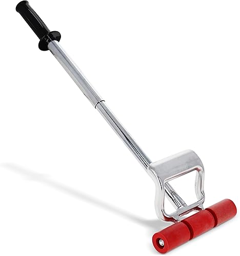 DCT - Rodillo de presión de costura para suelos de alta resistencia, extensible de 17 a 27 pulgadas, laminado, vinilo, alfombra, azulejo, suelo de