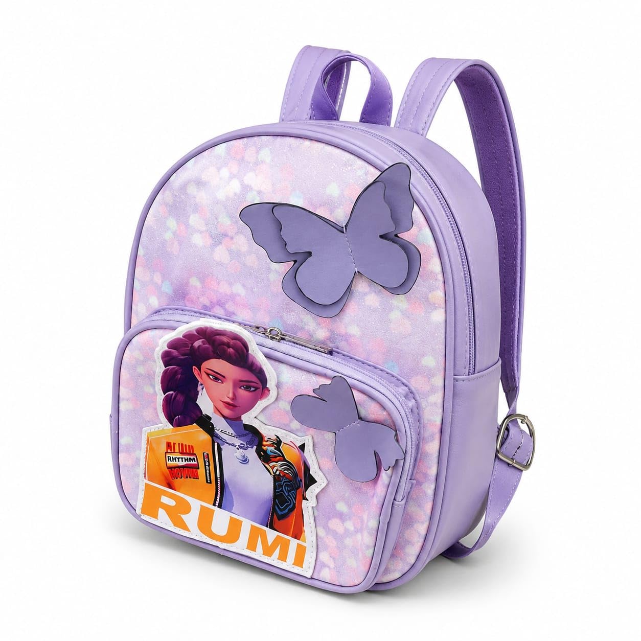 Girls Butterfly Glitter School Backpack | Kids Backpack with 3D Butterfly Design | Lightweight School Bag for Nursery, Kindergarten, Travel & Daily Use-picture-18