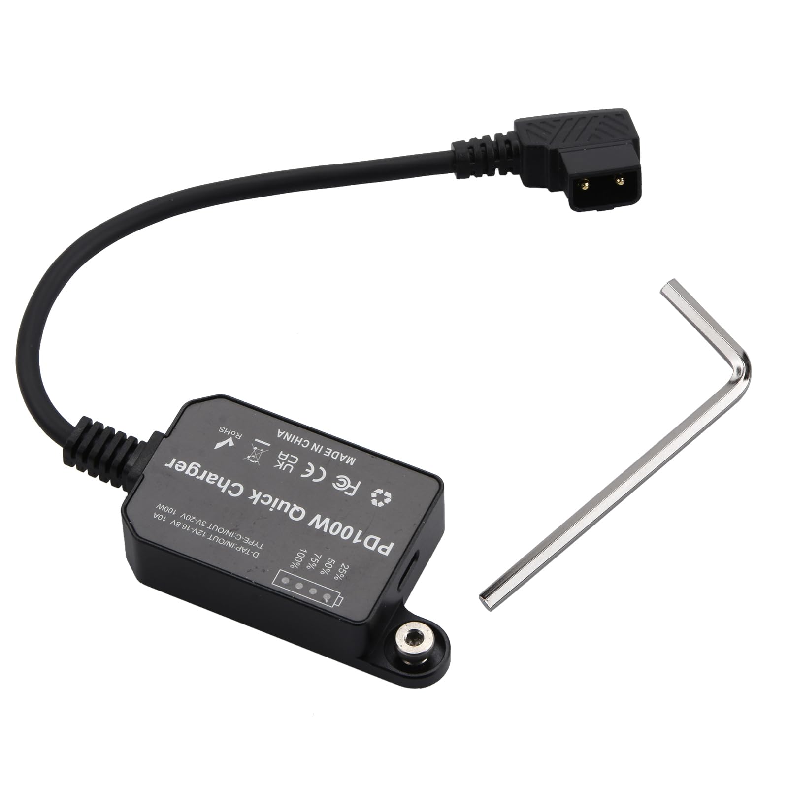 Amazon | PD 100W D-Tap-USB-Cアダプター 双方向充電＆放電 デジタル