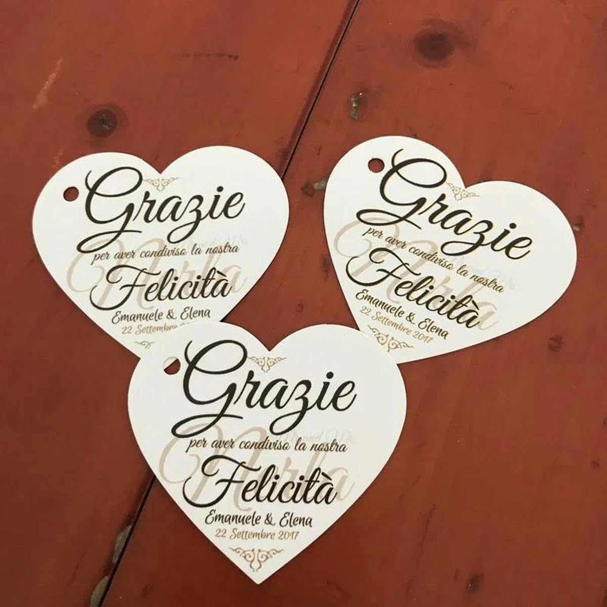 Benutzerdefinierte Kleidungsanhänger, Geschenkanhänger, personalisierte Kleidungsetiketten, Weiß, Kraft-Hängeetikett, handgefertigt, Keks-Geschenkanhänger, Hochzeit-4 cm-100 Stück-Kraft