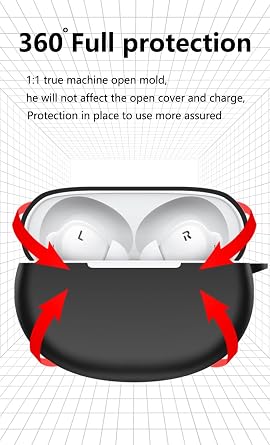 Compatible with Enco Air4 Liquid Silicone Protective Cover, Light and Thin, Anti-Fall, Comfortable Feel, Multiple Colors (+)