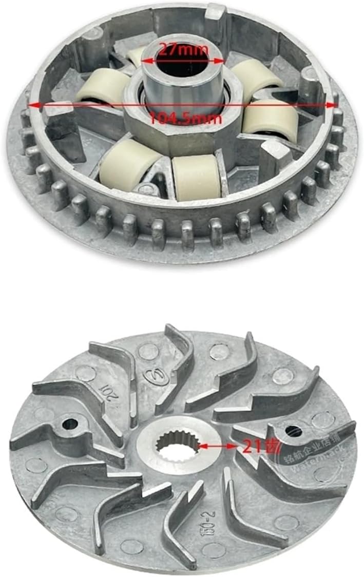 Motorcycle Transmission Parts Primary Drive Clutch Variator Face Pulley Set For ATV LX200-AU LX200 AU200 WHS200 CTV175