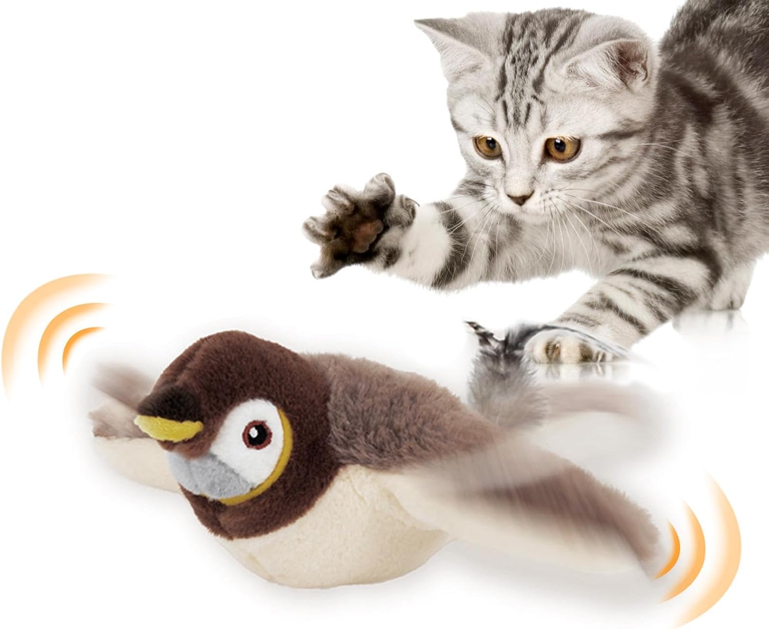 Oiseau Volant Pour Chat, 2025 Nouve Jouet Chat, Flapping Bird
