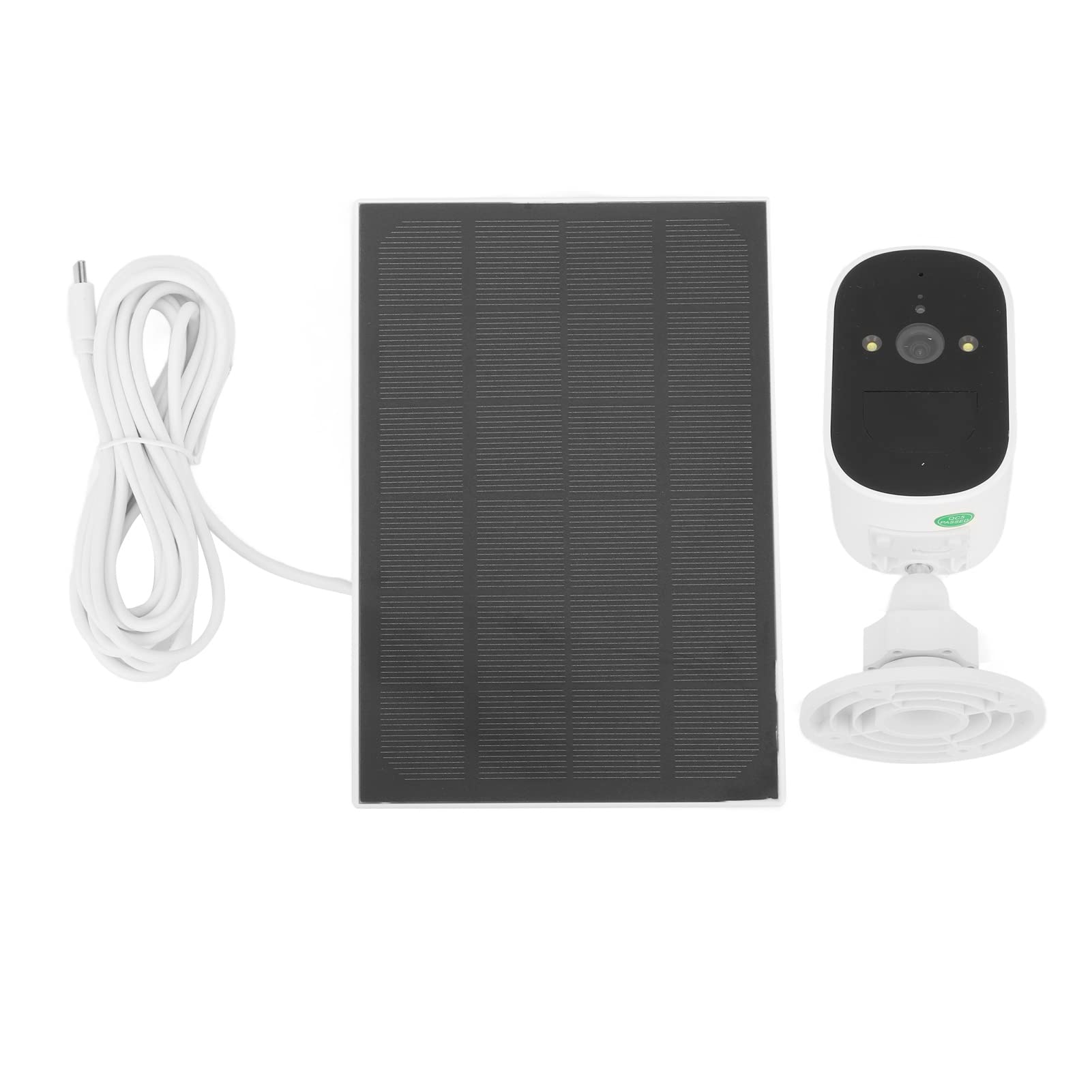 Caméra de sécurité solaire 1080P, vision nocturne WiFi pour une utilisation en extérieur