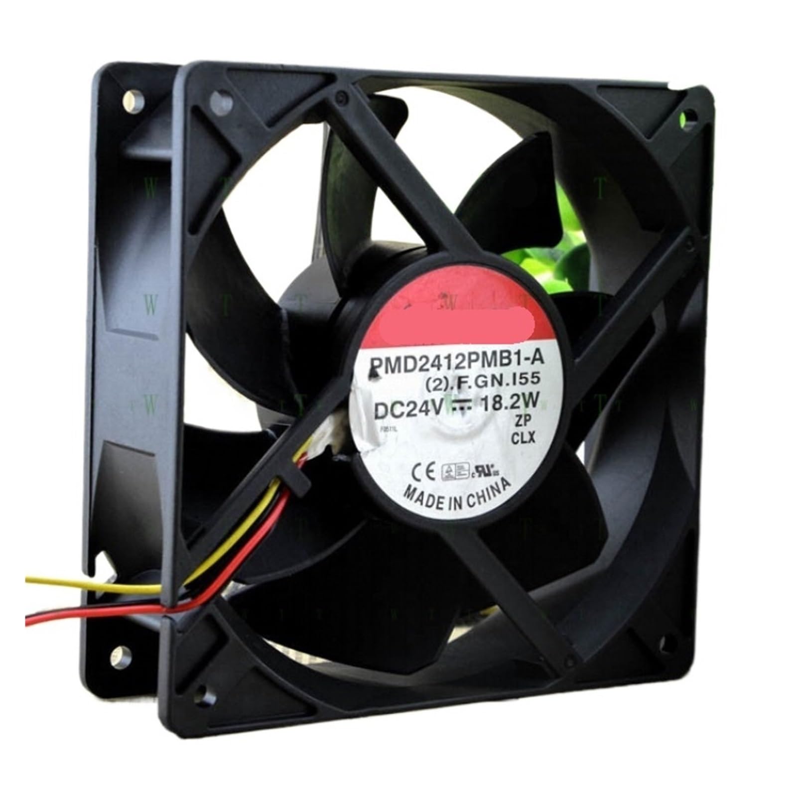 WEUSANXPL PMD2412PMB1-A DC 24V 18.2W 120x120x38mm 3-Wire Server Cooling Fan