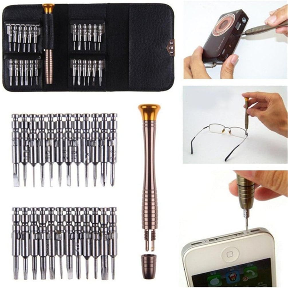 ULTRINA Multi-Function 25 in 1 Precision Screwdriver Set Repair Tool Kit Set Torque Screwdriver for Mobile Phone, for Watch, PC, Laptop, Digital Camera With Handy Leather Case (B0DBD98M2X) Amazon Price History, Amazon Price Tracker