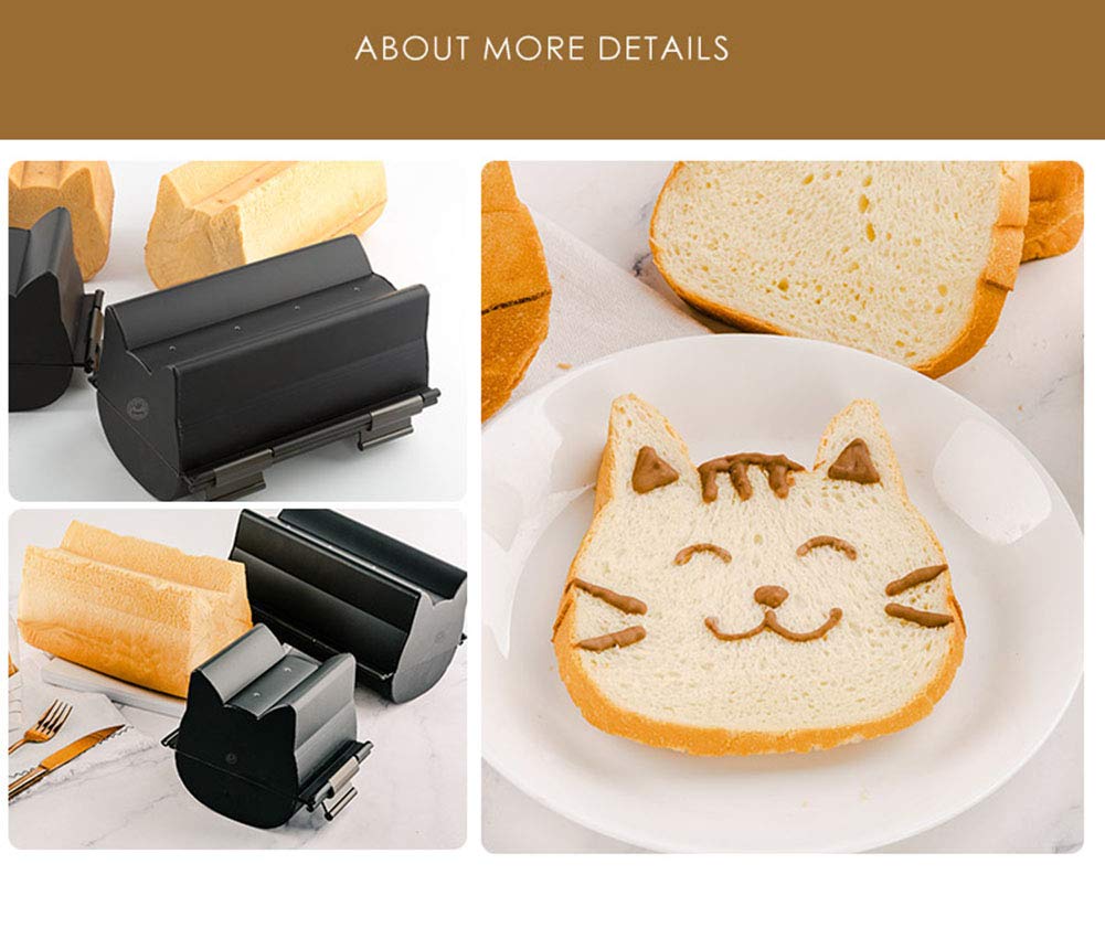 Toast-brood-bakvorm 450g Broodpan met Deksel, Non-Stick