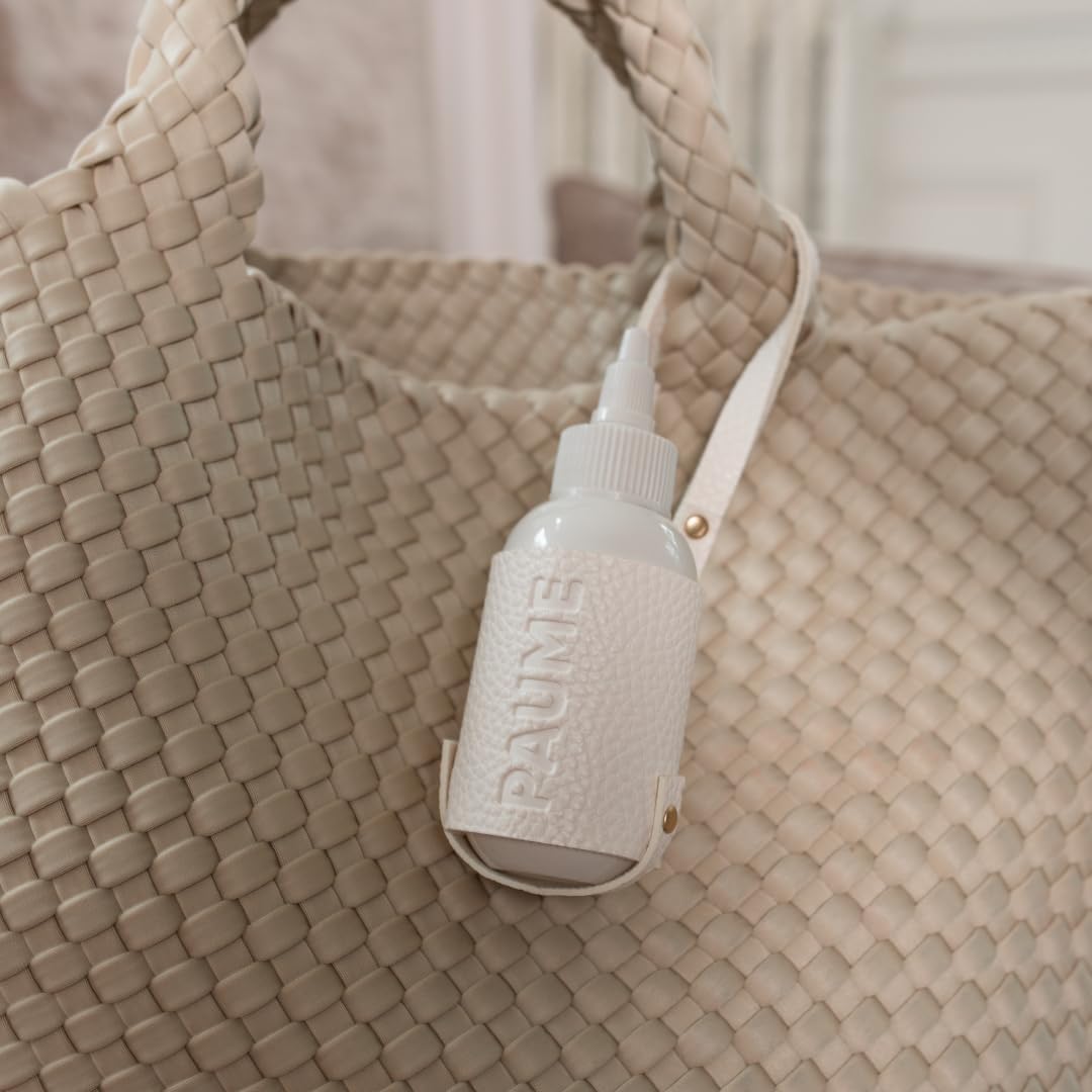 PAUME The Voyager Pouch, Vegan Leather Travel Bottle Holder, Clips To Backpack, Diaper Bags Or Strollers, 1 Each