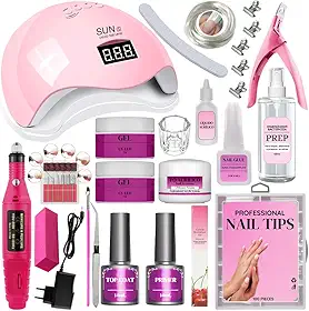 Kit Unhas Gel Acrigel Alongamento Cabine Completo