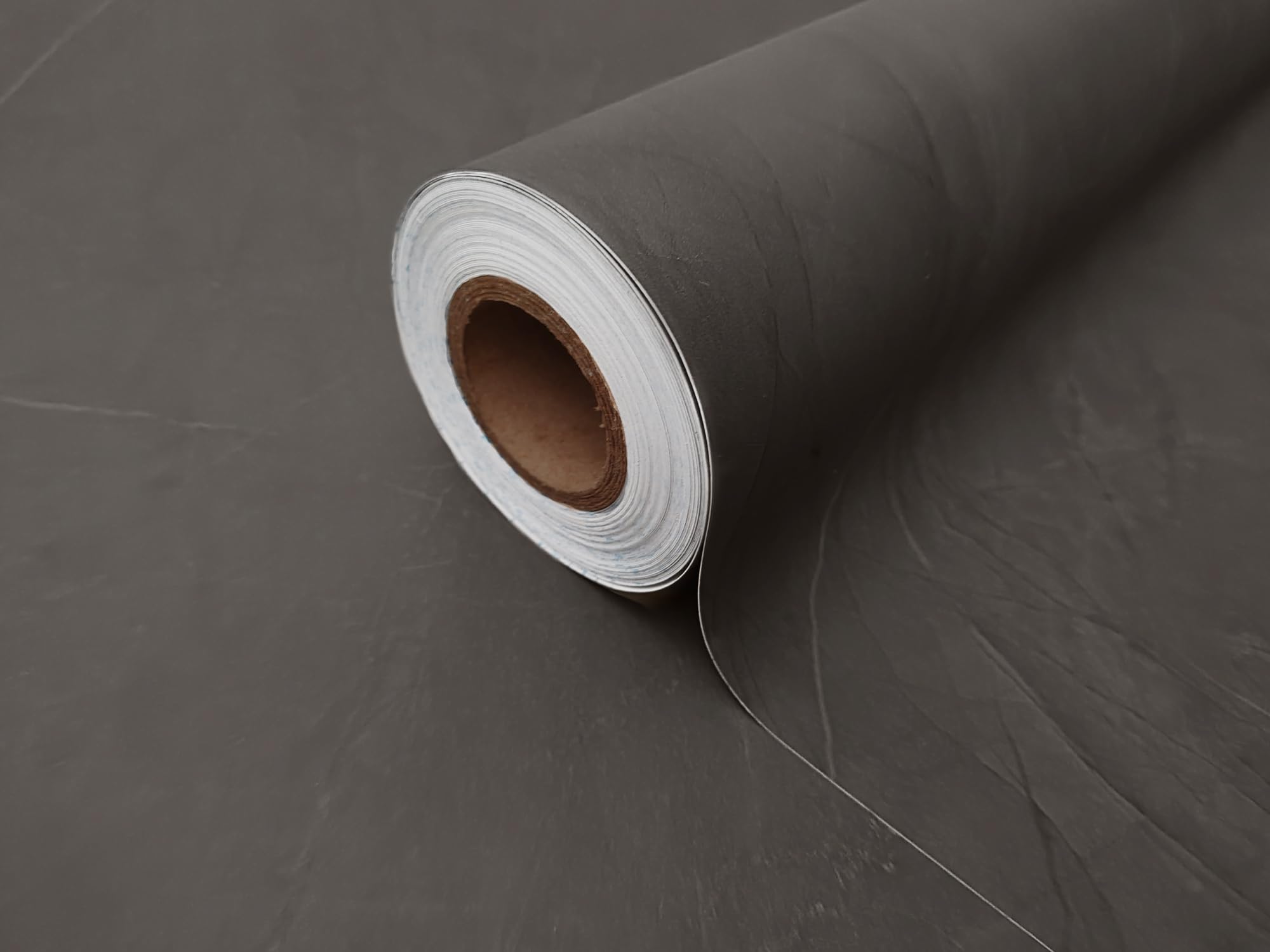 Pellicola decorativa extra spessa, laminato autoadesivo per mobili, porte, cucina, armadi, tavoli, motivo: marmo nero, 90 × 210 cm