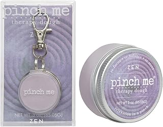 Pinch Me Therapy Dough Locket Combo - Holistic Aromatherapy Stress Relieving Putty â€“ .3oz Clip-On Locket Scent + 3oz Dough Zen