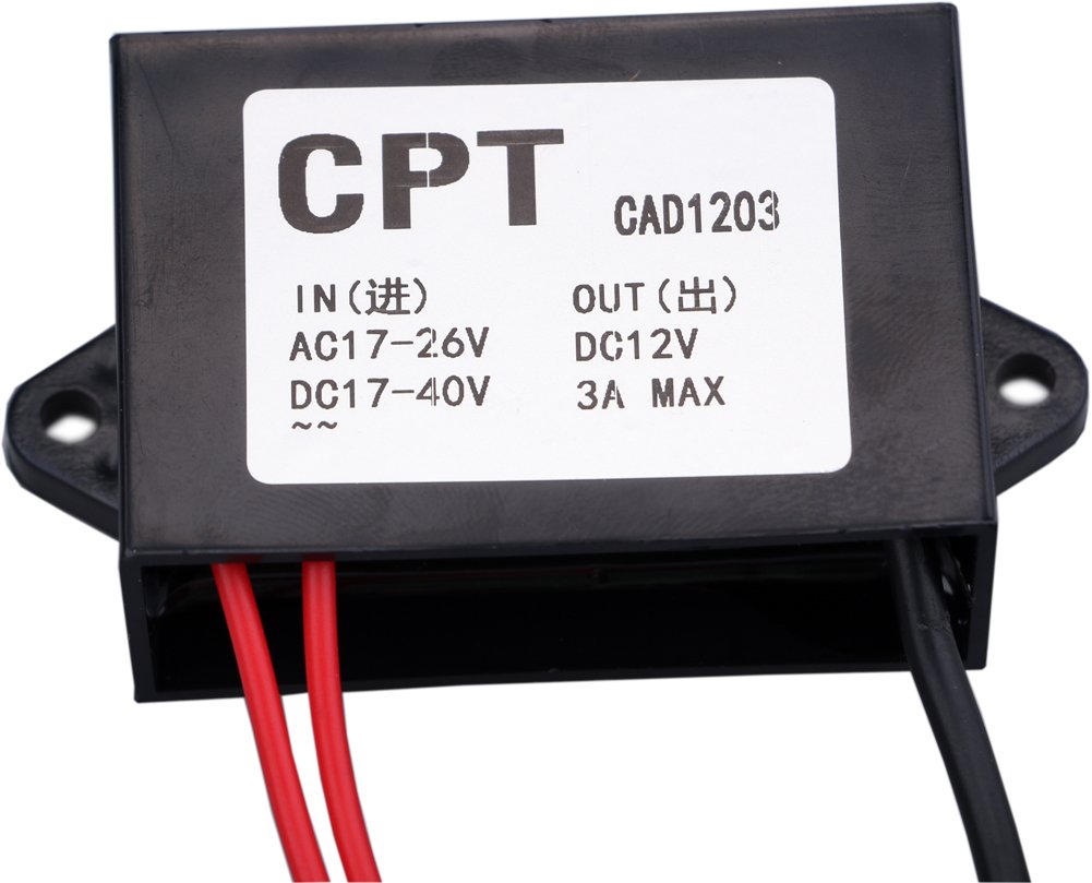 Yeeco AC DC Buck Converter ACDC 24V to 12V 3A Waterproof Power Supply Converter AC/DC to DC