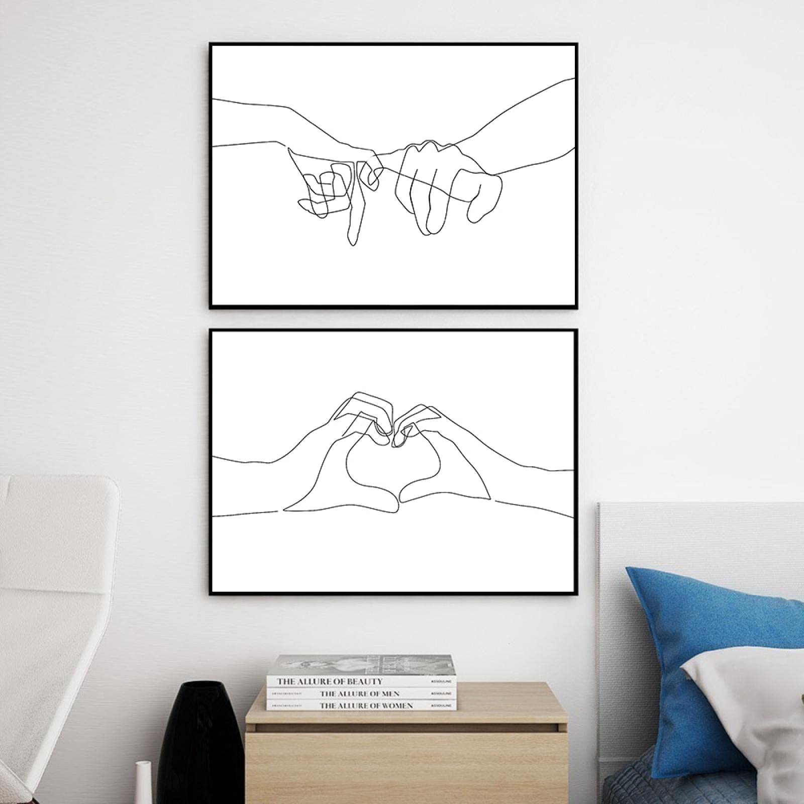 Affiche minimaliste impression sur toile salon décor 40x50cm KEBIA - 8