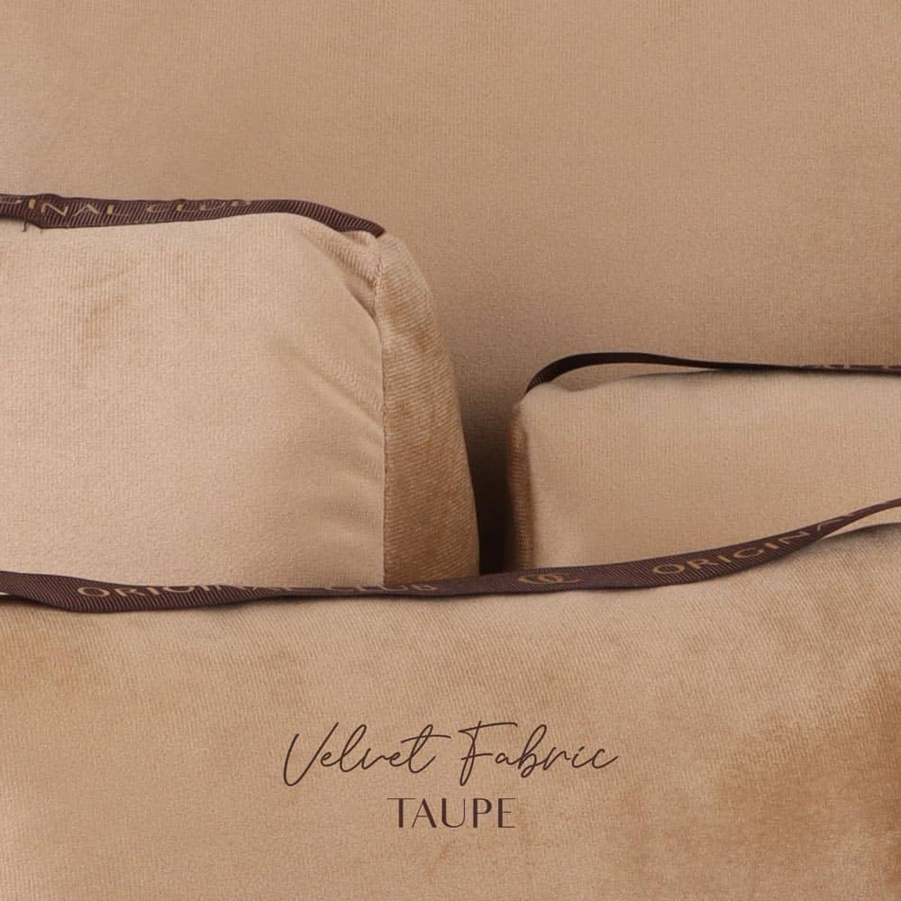 Velvet Pillow Bag Shaper in Taupe Compatible for the Designer Bag Classic / 2.55 Flap Closure Maxi Bag