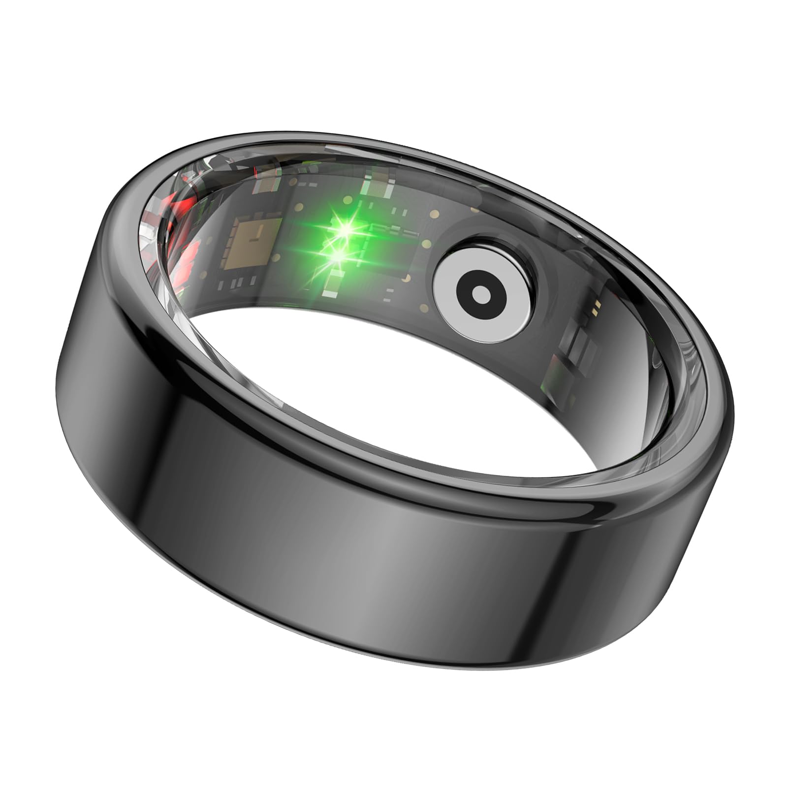 Joyzan Smart Ring, Sleep Monitoring Health Ring Multiple Sport Modes Fitness Monitor Tracker Lightweight Fashionable Rings for Heart Rate Body Temperature Pedometer (8#)