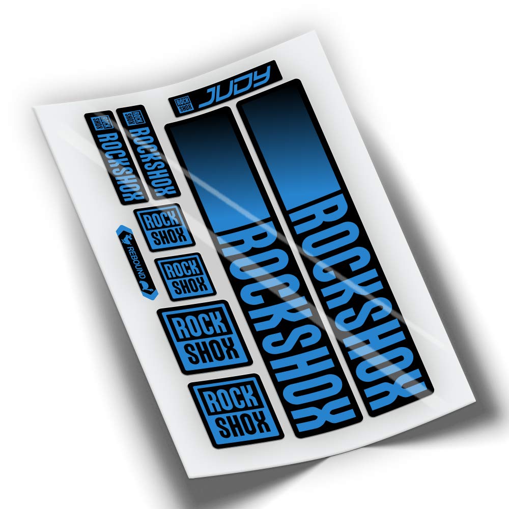 REF:VP443 Rock-Shox JUDY Fork Compatible Stickers 2021,2022,2023,2024 MTB Bike Stickers Decals for Mountain Bikes (ZUL 517)