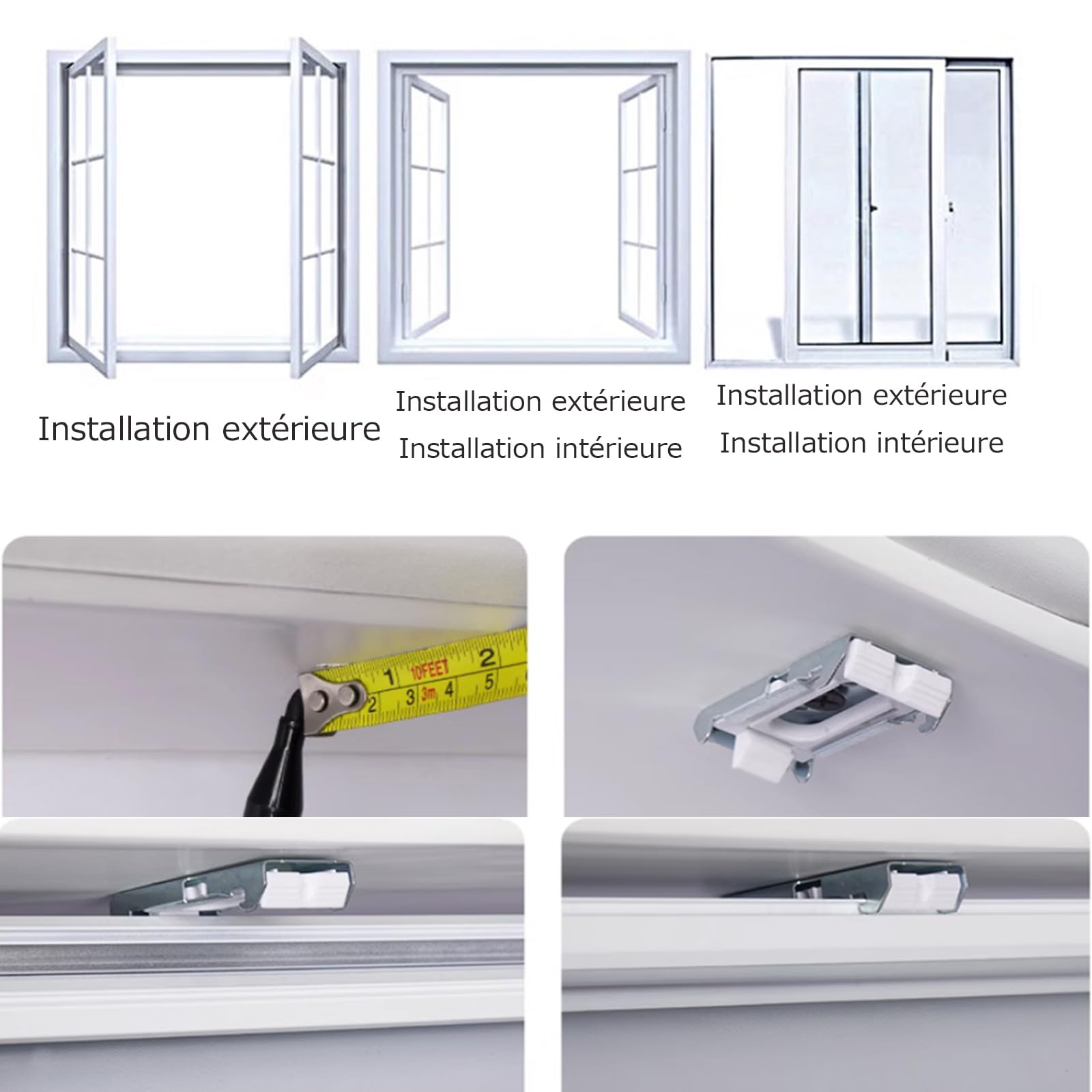 Persianas enrollables opacas inalámbricas, 100% bloqueo de luz, aislamiento térmico, persianas automáticas con resorte para el hogar y la oficina, tamaño personalizado, 120 x 160 cm, fácil instalación