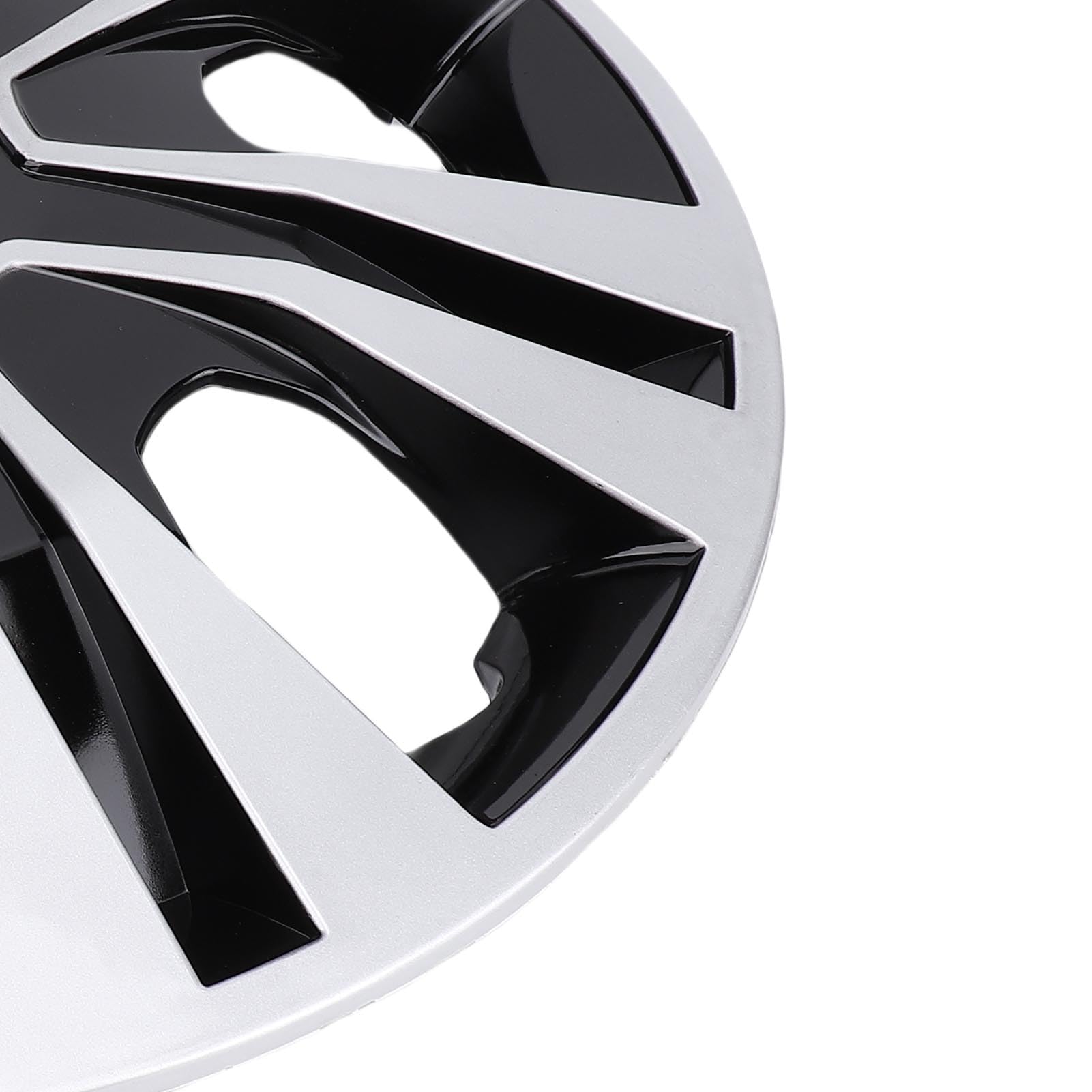 Copricerchi 16 Pollici, Facile Installazione Copricerchi ABS Set 4 Pezzi in Plastica Resistente for Auto Familiari SUV e Veicoli Quotidiani