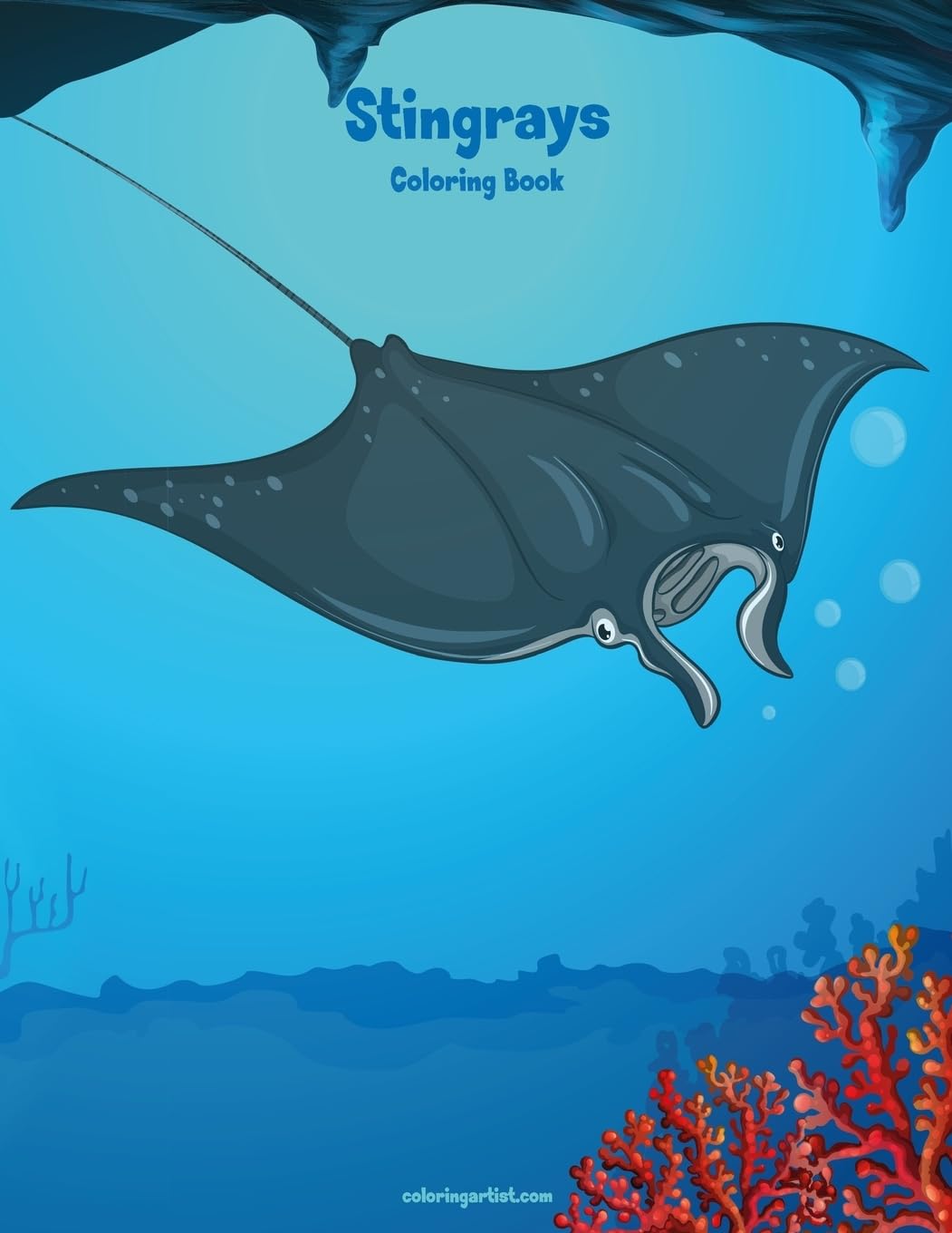 Stingrays Coloring Book 1: Volume 1