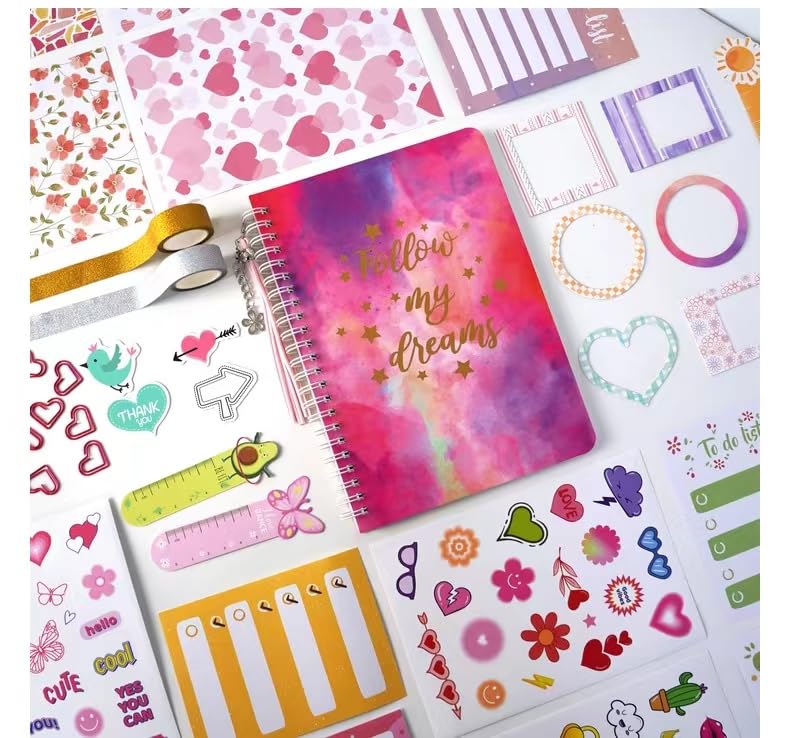 Kit Diario DIY para Niñas con 58+ Piezas miniatura 2