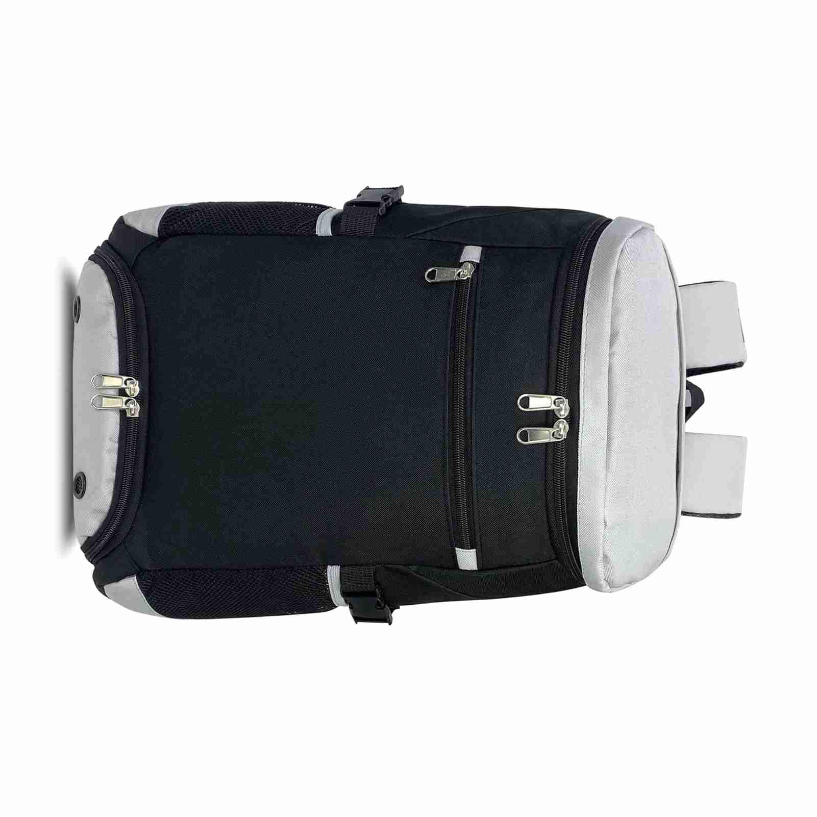 RiToEasysports Zaino da Tennis, Borsa in Tessuto Oxford Traspirante con Scomparto Separato per Scarpe per Appassionati di Sport con Racchetta, 18,9x10,2x7,5 Pollici/Rosso