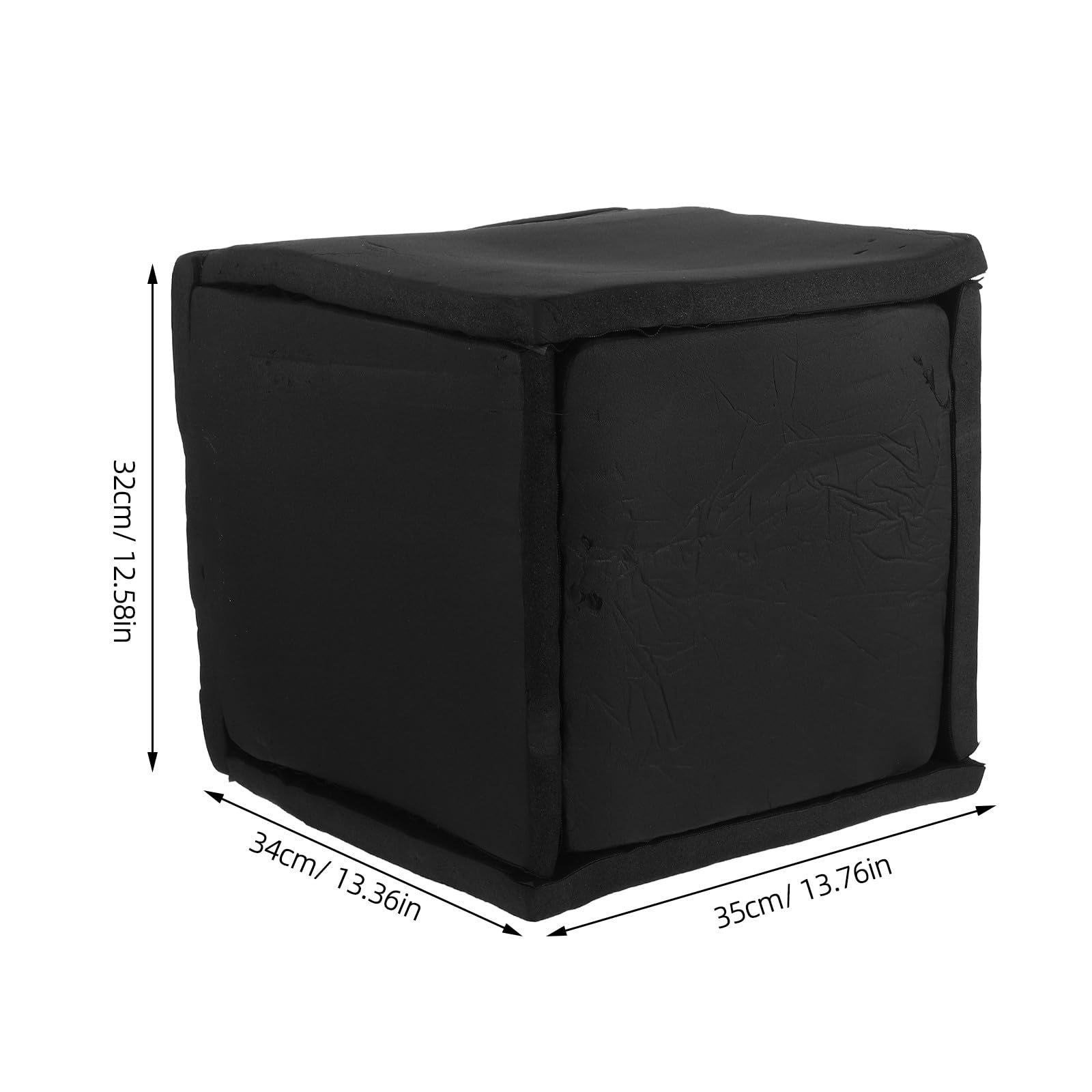 Gatuida Scatola Fonoassorbente Insonorizzata Portatile Per Pompa Dell'Acqua Con Isolamento Acustico E Copertura Riduzione Rumore Per Generatore Booster Nero