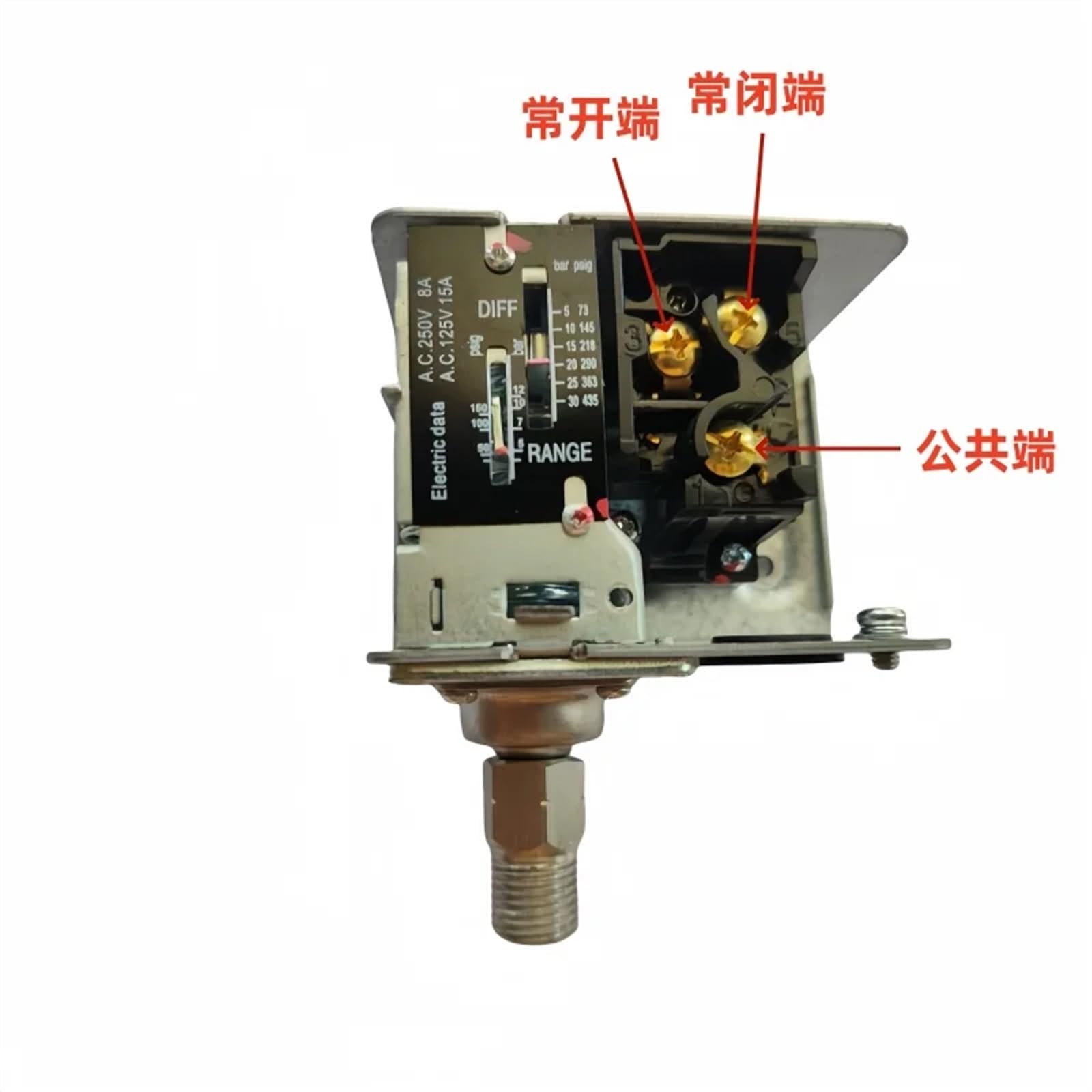 Interruptor de presión de 12 V, 220 V y 380 V for controlador de presión de agua, aceite y aire(G1-4 LF5520)