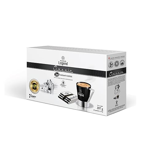 TRUNG NGUYEN LEGEND Classic Premium - Café instantáneo para energía Boost por tecnología NANO+, crema sin lácteos, mezcla de café, café instantáneo