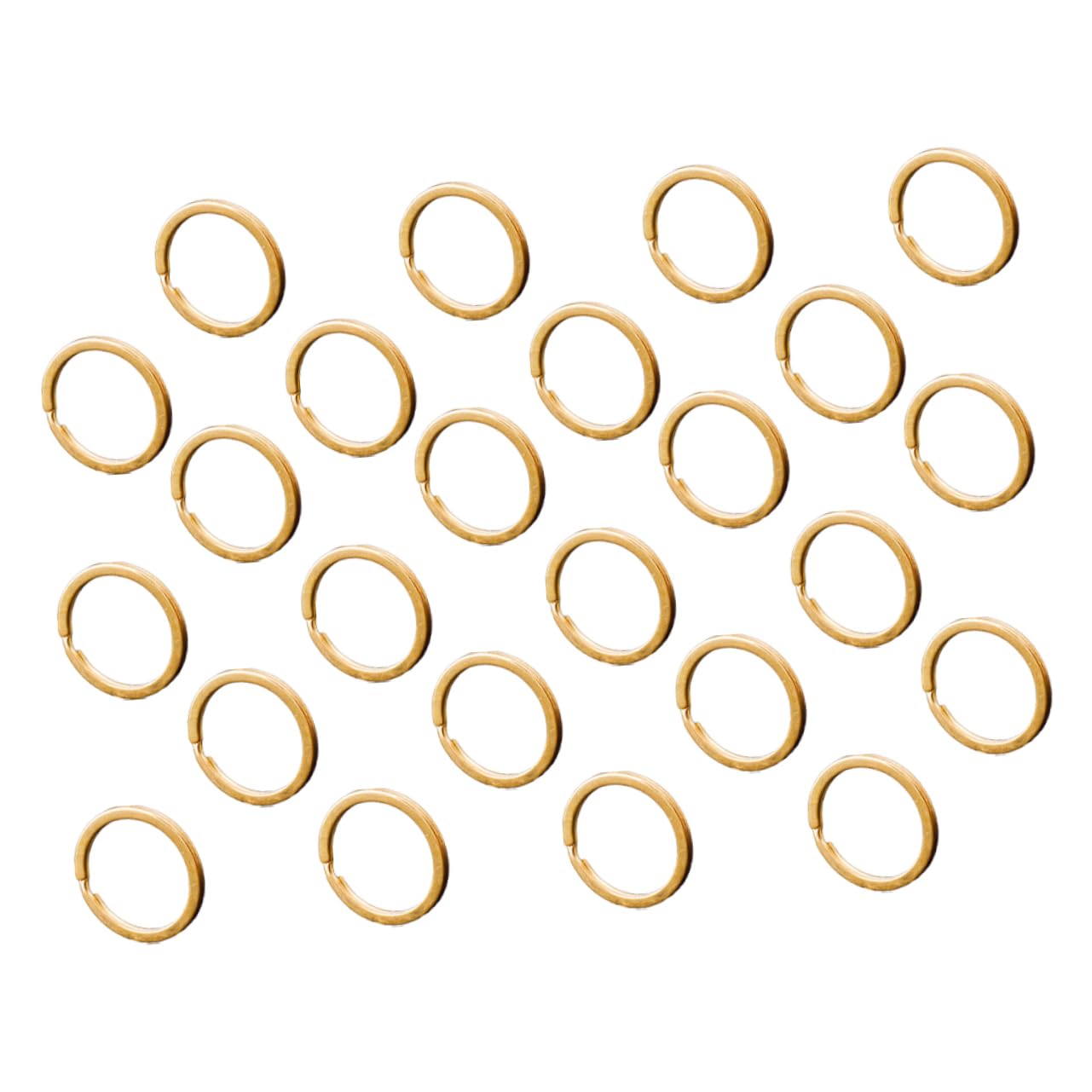 Anneaux de clé rond OSALADI pour porte-clés maison et voiture, lot de 100 pièces robustes