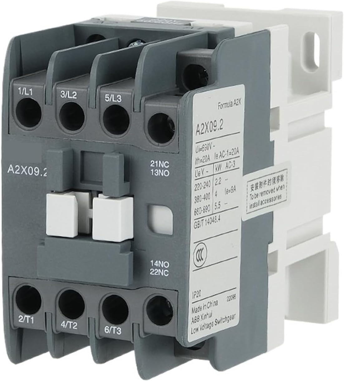 A2Xシリーズ 220V 50Hz 230V 60Hz コンタクタ A2X06-30-10/01 A2X09-30-10/01 A2