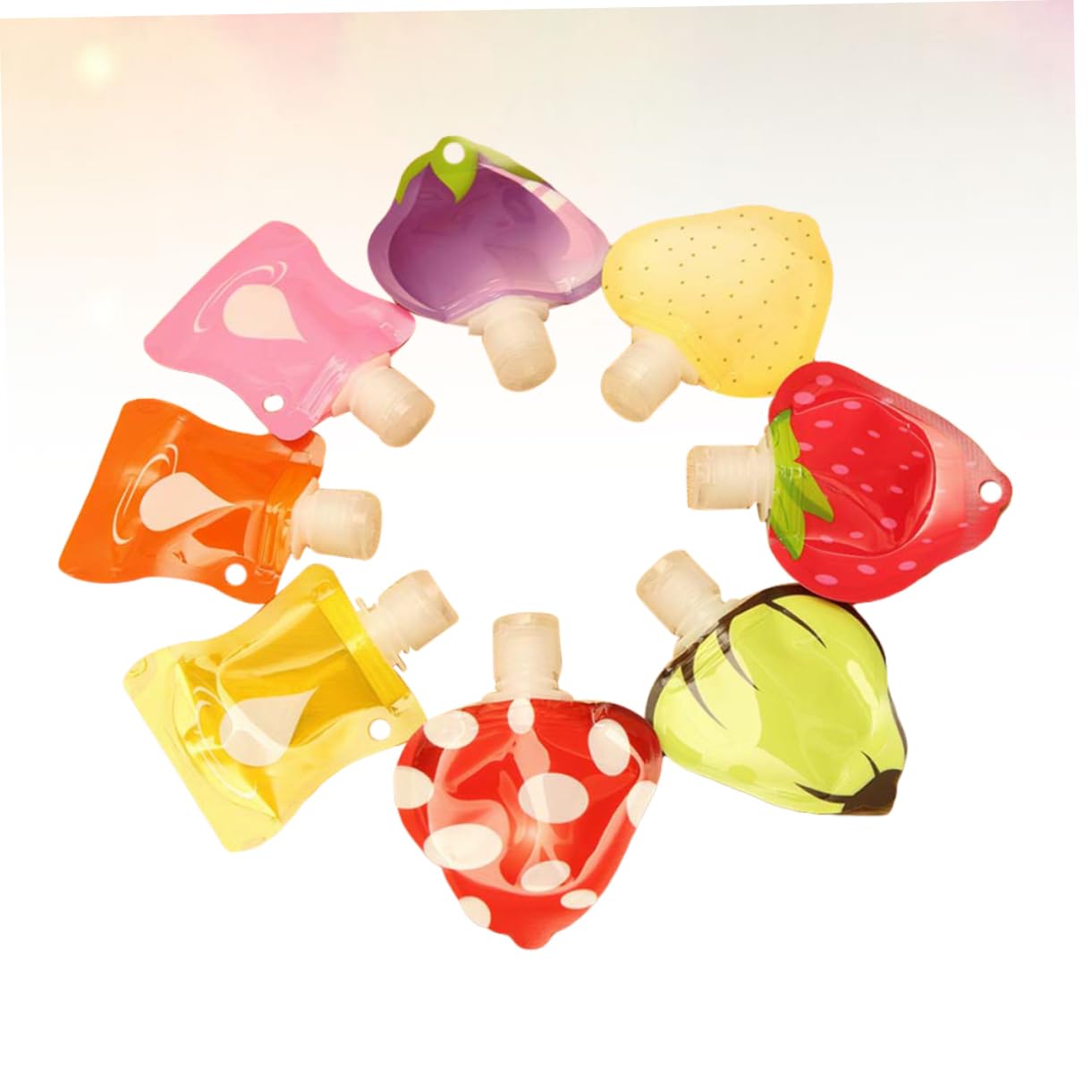 FOMIYES Pz bottiglie di silicone travel size bottles travel bottles bottiglia da toilette da viaggio bottiglia di shampoo da viaggio contenitori bottiglia vuota da viaggio Riempimento
