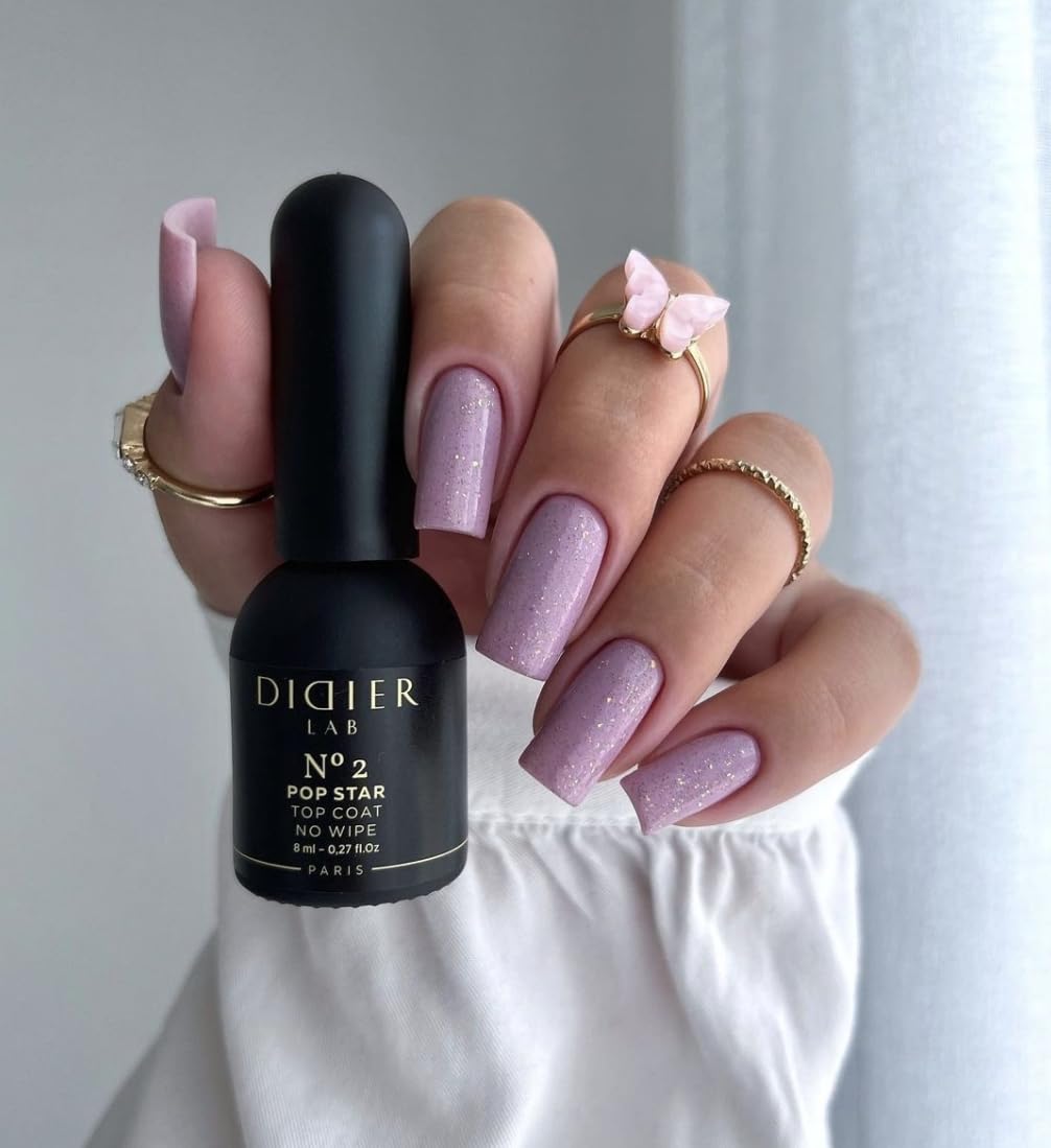 Gel polish Top coat no wipe "Didier Lab", Pop Star, No2