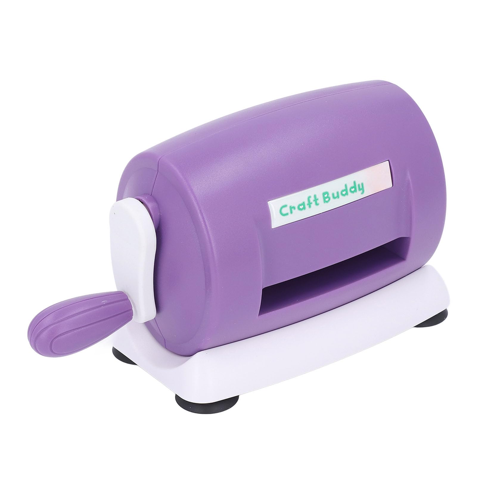 Ausla Fustellatrice Manuale ABS Fustellatrice a Manovella per Goffratura 215 X 115 X 90 Mm per Creazione di Cartoline Fai da Te Scrapbooking con Base di Aspirazione per Carta Cartoncino Foil Acetato