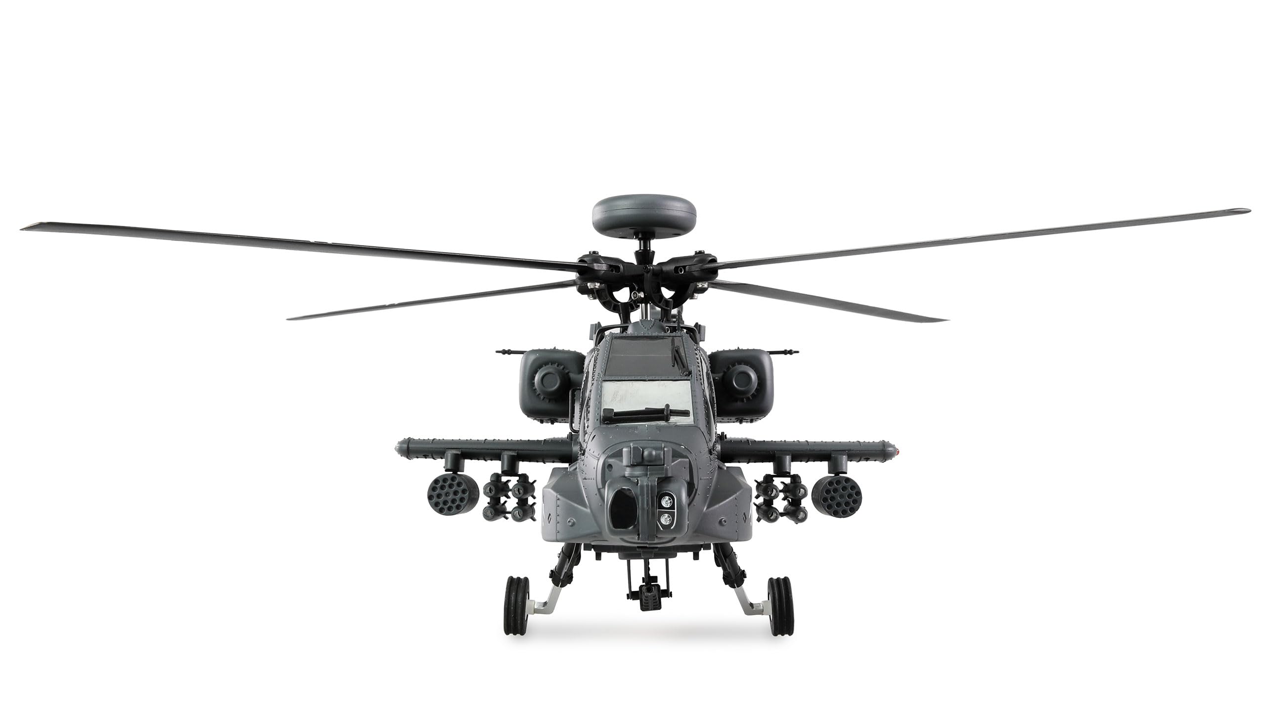 Amewi Apache AH-64D CP Helikopter 6G/3D GPS RTF RC ferngesteuert Heli Hubschrauber, Olivgrün