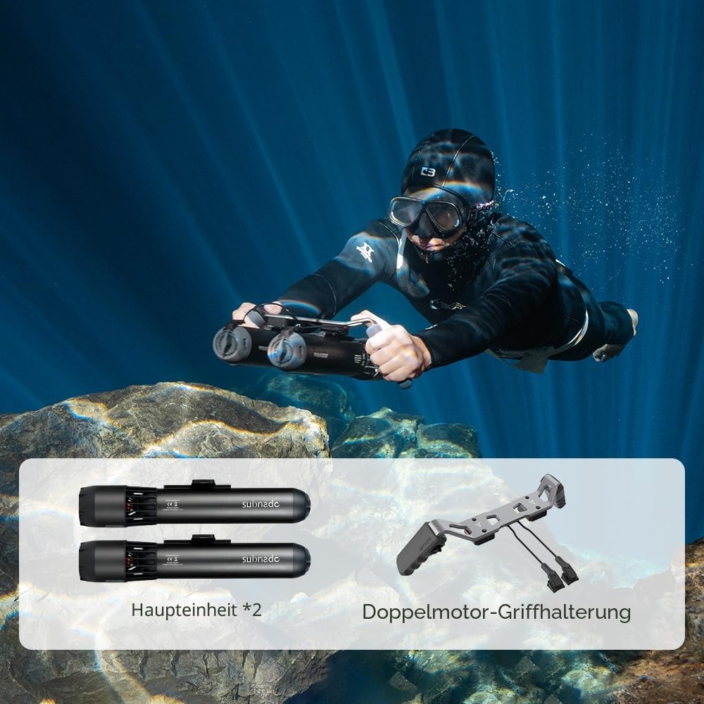 Waydoo Subnado Unterwasser-Scooter Haupteinheit, Grau
