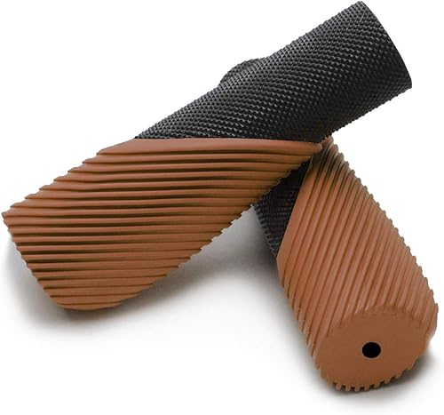 TOPCABIN Agarres de bicicleta, diseño ergonómico, de goma de dos colores para manillar de bicicleta, con cómodos agarres de manillar de bicicleta