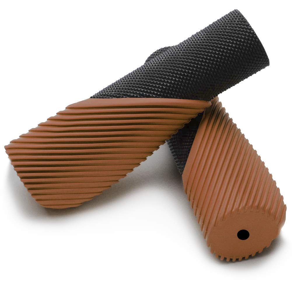 Bike Grips,Ergonomic Design Two-Color Rubber Bicycle Handlebar Grips Widen Holding Bicycle Grips with Comfortable MTB Bike Handlebar Grips for Road Bike