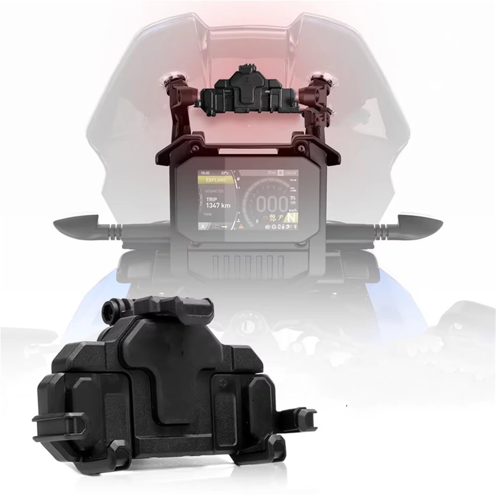 Supporto Navigatore Moto Per Aprilia Per TUAREG 660 Per Tuareg660 2022 2023 2024 Staffa Supporto Telefono Moto Navigazione GPS Antiurto
