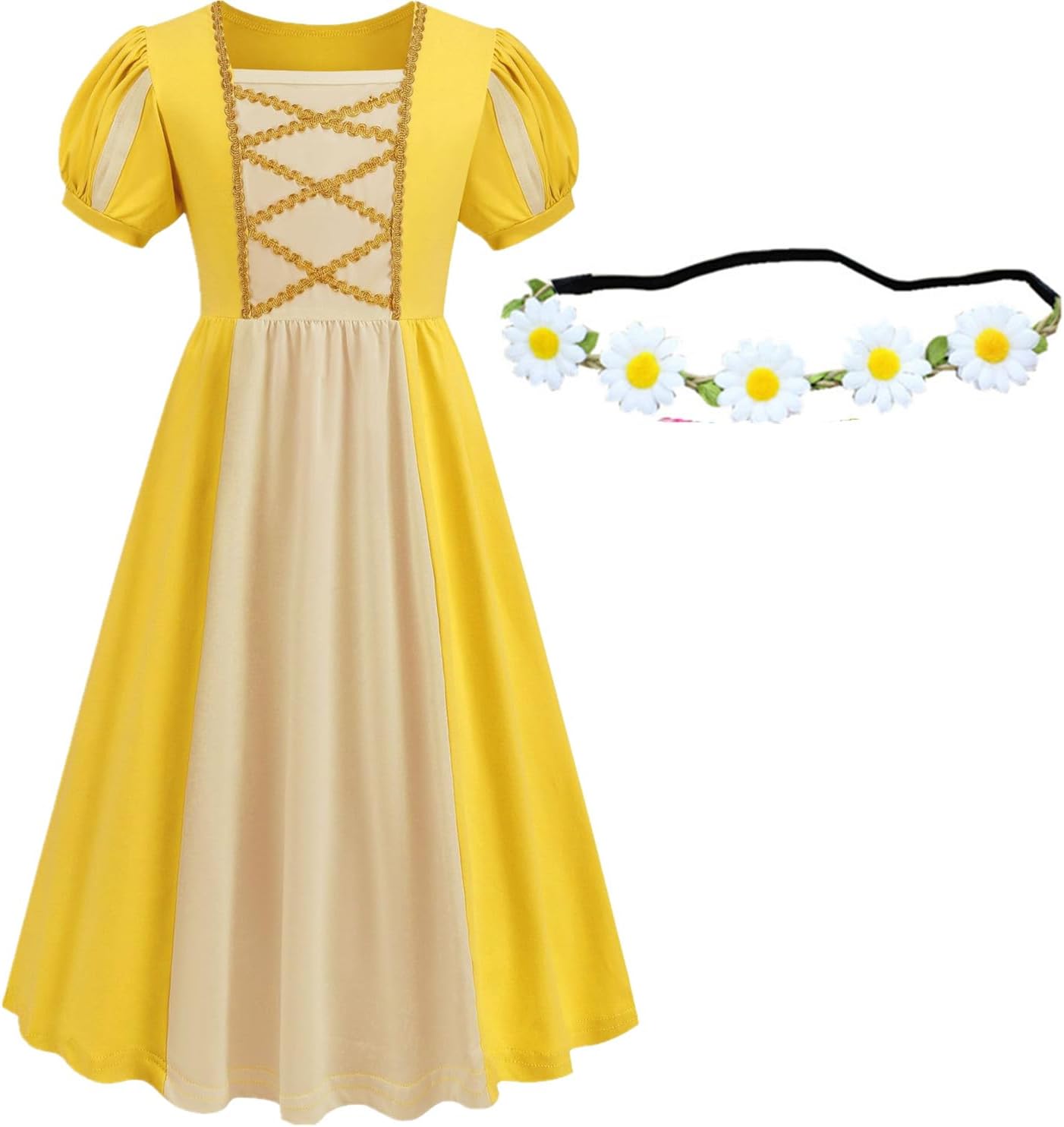 Renaissance Medieval Dress Princess Dress Girls Irish Costume Cosplay Retro Gown Birthday Halloween Xmas Party