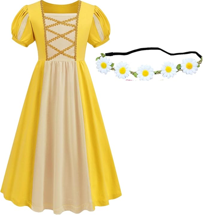 Renaissance Medieval Dress Princess Dress Girls Irish Costume Cosplay Retro Gown Birthday Halloween Xmas Party