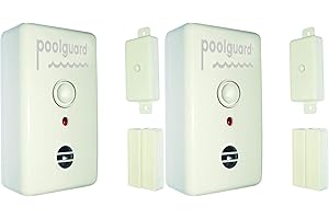 Poolguard White Dual Purpose Pool Gate/Window Alarm 2 Pack