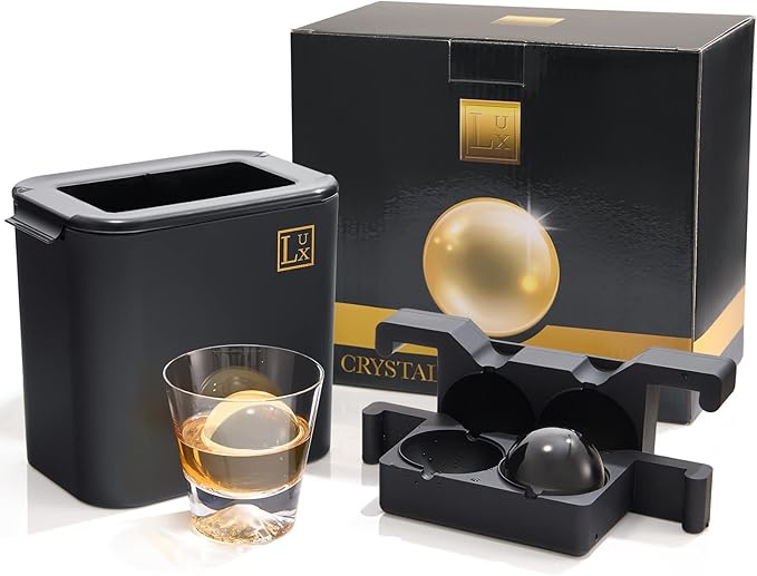 Sphere Ice Ball Maker Mold Clear Ice Maker, Ice Ball Press for