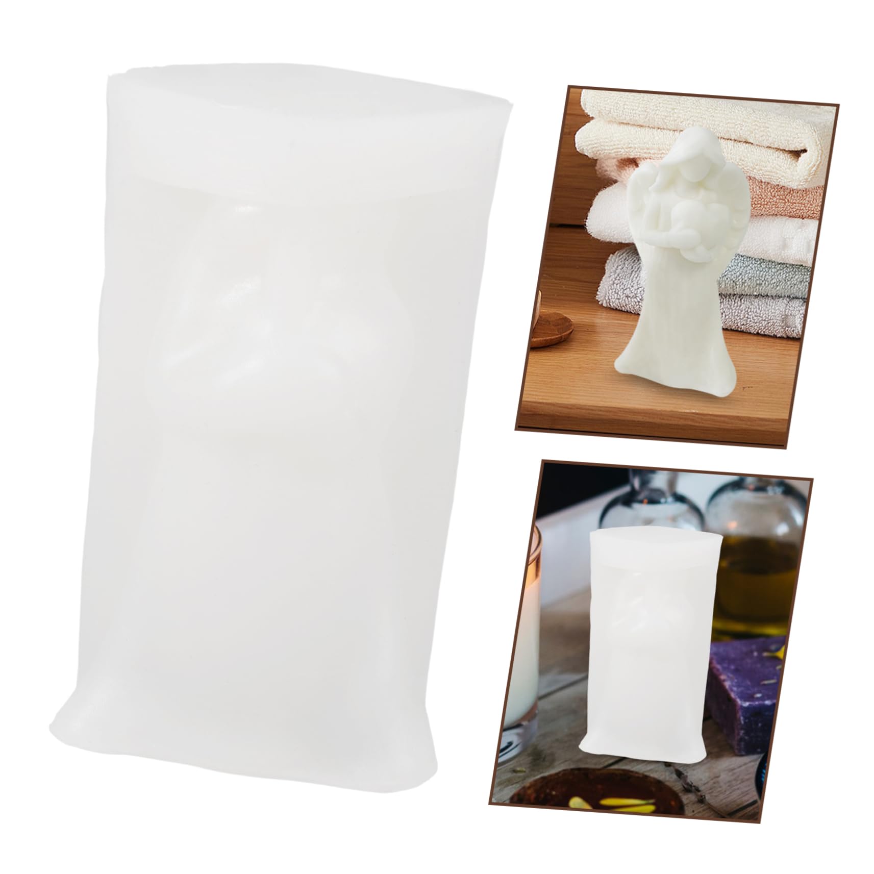STOBOK 4stücke Handgemachter Kerzenform Engel-design Mold Für Aromatische Kerzen -kerzenherstellung Geschenkidee Für Besondere Anlässe Leicht Und Praktisch Zu Bedienen