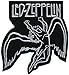 Produktbild LED ZEPPELIN Bik Silber Bestickt Badge Patch zum Aufnähen oder Aufbügeln auf 8,5 cm x 8 cm