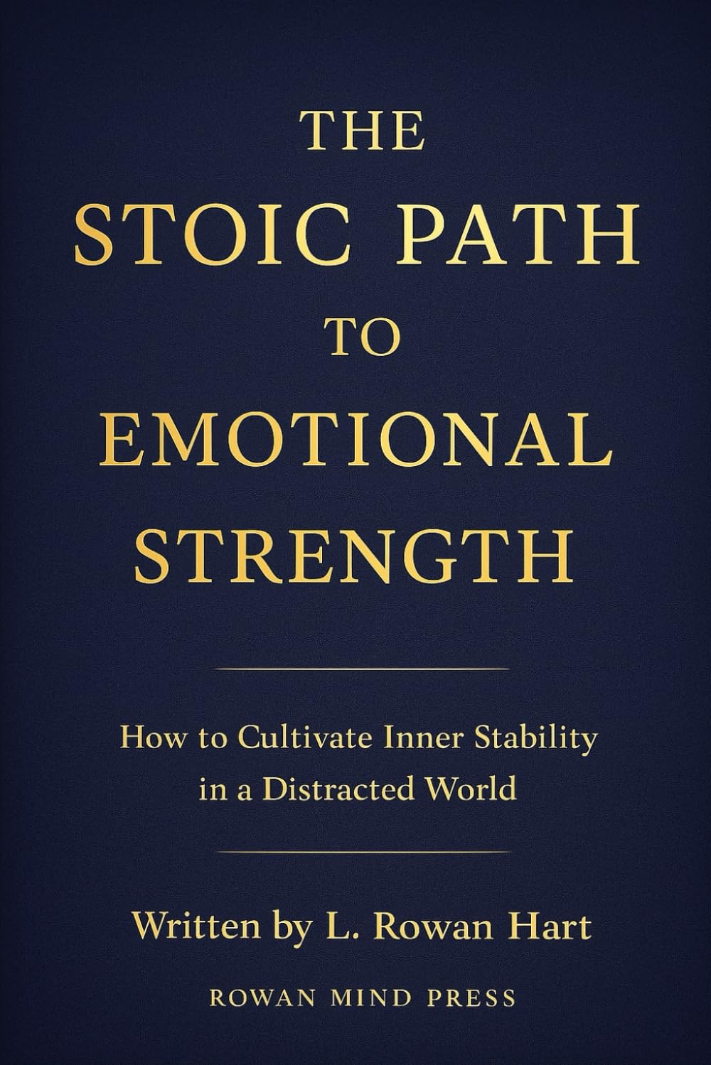 THE STOIC PATH TO EMOTIONAL STRENGTH: How to Cultivate Inner Stability, Clear Thinking, and Resilient Calm in a Turbulent World (The Quiet Strength Series)
