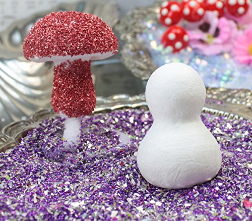 Meyer Imports Spun Cotton Snowman Figure - 1.5" Tall - - Set Of 8 Pieces - 6-034-0280 Decorated, Mounted, Painted And Glittered! #TOP2